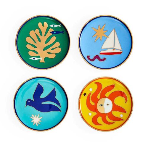 Jonathan Adler Playa Coaster Set Of 4 35020