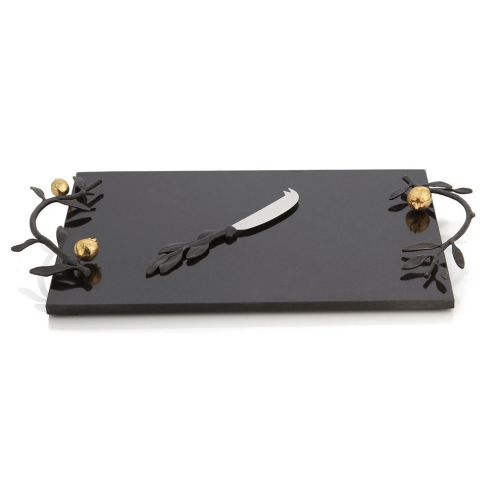 MICHAEL ARAM Pomegranate Cheese board w/ Knife 112269