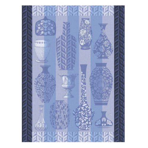 Le Jacquard Francais Poteries - Blue Tea Towel 24&quot X 31&quot 30957