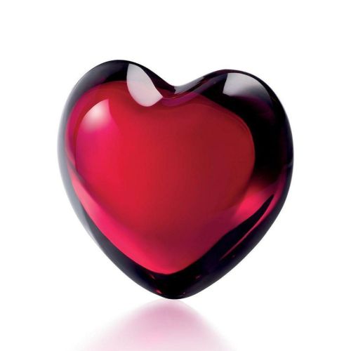 Baccarat Puffed Hearts Red 1761585