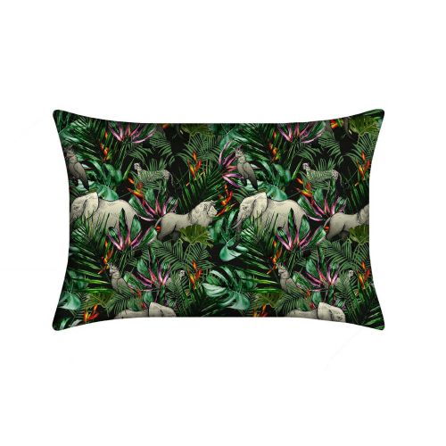 Mayfair Silk Jungle Queen Designer Print - Pure Silk Pillowcase M-PILW-S25-ENV-QNU-JNGL