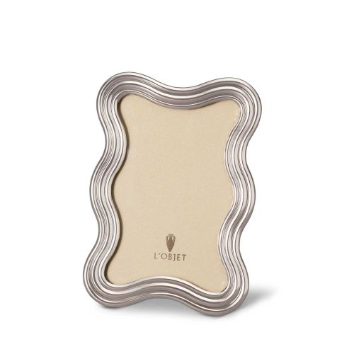 L'Objet Ripple Platinum Frame 4 x 6&quot - 10 x 15cm F5100S
