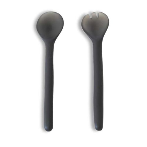 Tina Frey Salad Servers Large Salad Servers - Grey E-0910-GRY