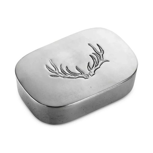 Match  Simple covered antler box M1288.5