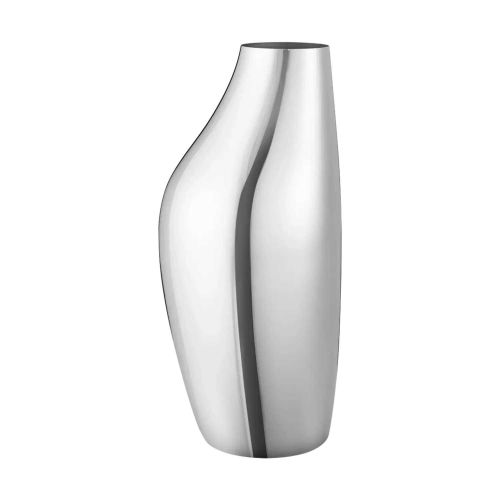 Georg Jensen Sky Floor Vase, Stainless Steel, Mirror 10019823