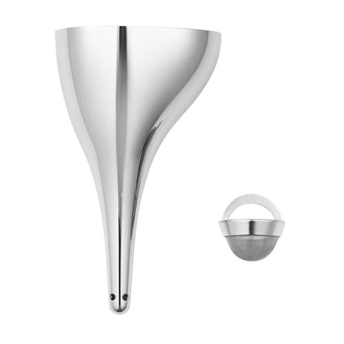 Georg Jensen Sky Wine Decanter Aerating Funnel W Filter Stainless Steel 10019304