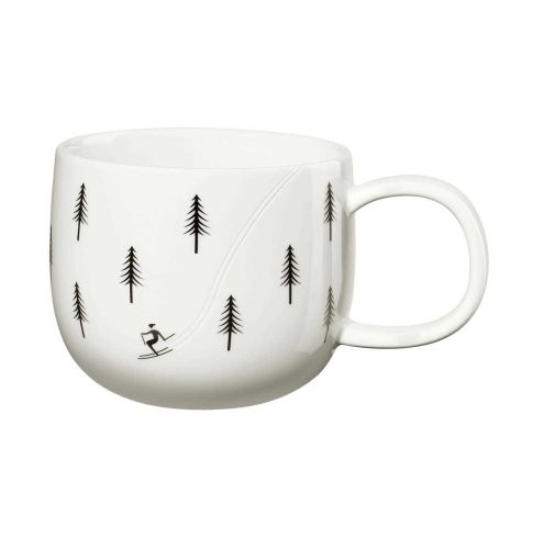 Asa Selection Snow Tracks Mug, Skiing 16860/286