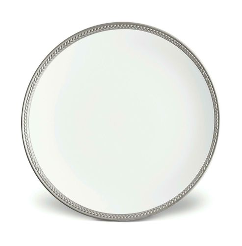 L'Objet Soie Tressee Platinum Dinner Plate ST310
