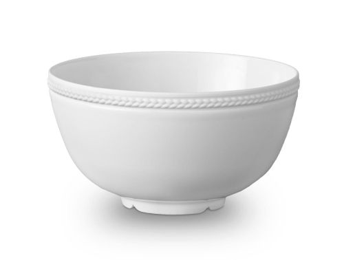 L'Objet Soie Tressee White Cereal Bowl ST135