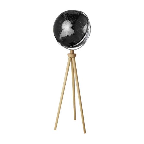 Troika Sputnik Standing Globe Black/Silver  G4332-BKSI/CH