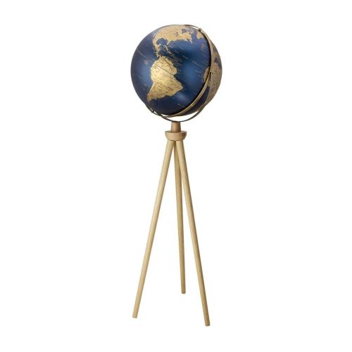 Troika Sputnik Standing Globe Gold/Dark Blue 43cm G4332-DBG/AB