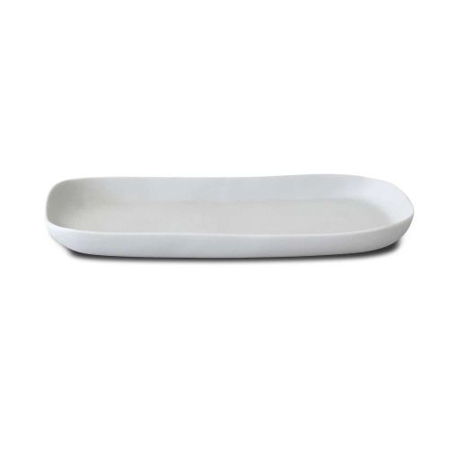 Tina Frey Square Dishes Large Platter Cement D-05-CEM