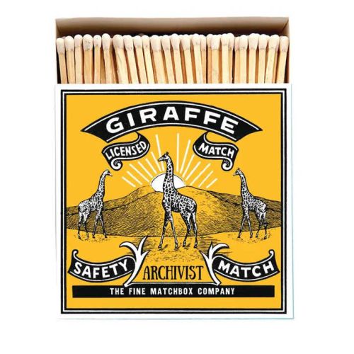 Archivist Gallery Square Matches Giraffe B101