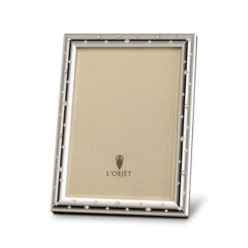 L'objet Star Frames Platinum + White Crystals 5x7 F5800M