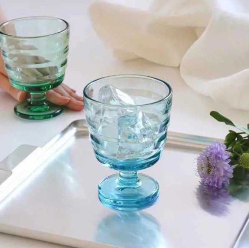 Toyo-Sasaki Glass Stemmed Glassware  