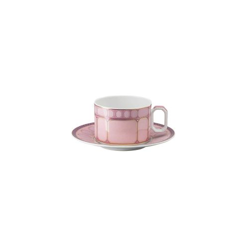 Rosenthal Swarovski Signum  Tea Cup & Saucer  Rose Pink 10570-426350-14640