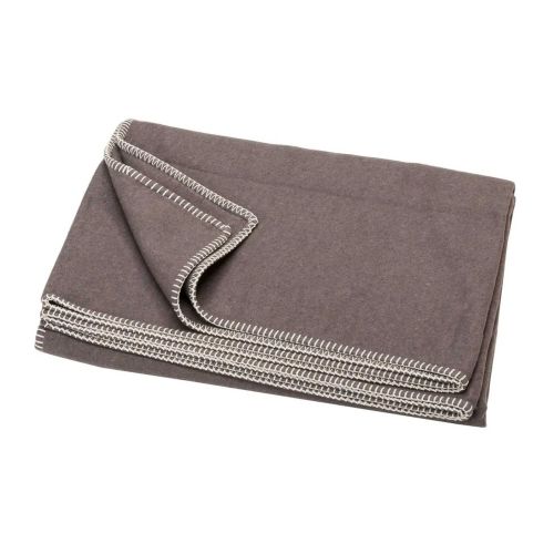 Fussenegger Sylt Kaki Brown Cotton Throw 31026540