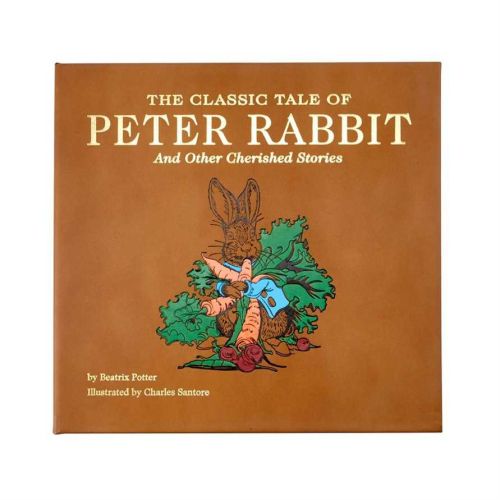 Graphic Image The Classic Tale Of Peter Rabbit Tan Bonded BSCPETEBNDTAN