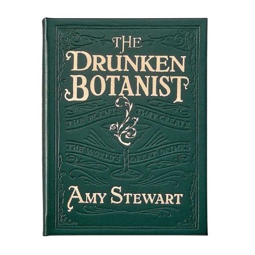 Graphic Image The Drunken Botanist Traditional Green Leather BSSDRUNFLOGRN