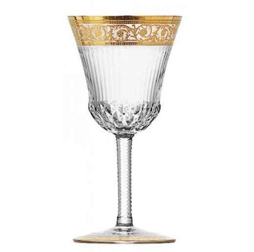 Saint Louis Thistle Gold Stemware