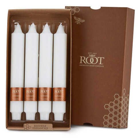 Root Timberline Collenette White 9 IN Box of 4 