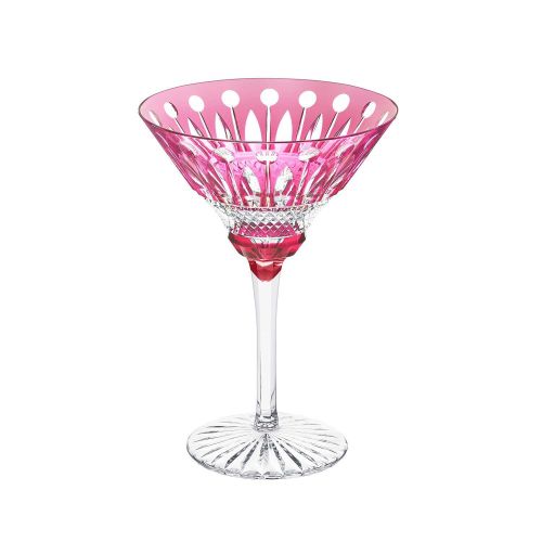 Saint Louis Tommy  Red Cocktail Glass 12435321