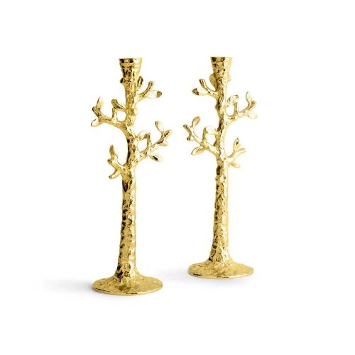 Michael Aram Tree of Life Tree Of Life Cndle Hlde Gld S/2 132285