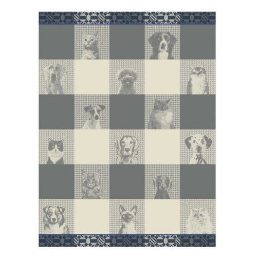 Le Jacquard Francais Truffes - Grey Tea Towel 24&quot X 31&quot 31020