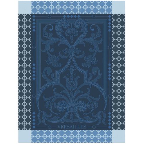 Le Jacquard Francais Versailles - Blue Tea Towel 24&quot X 31&quot 30805