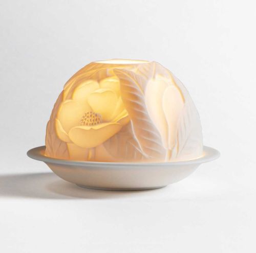 Bernardaud Votivelight With Led Magnolia 1838-6260