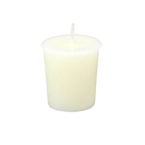 Honey Candles Votives Pure Beeswax 2in Pearl CC106