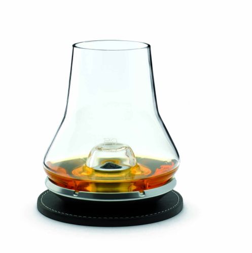 Peugeot Whisky Glass Set One Glass, One Chilling Base, And One Coaster. Gift Boxed 266097