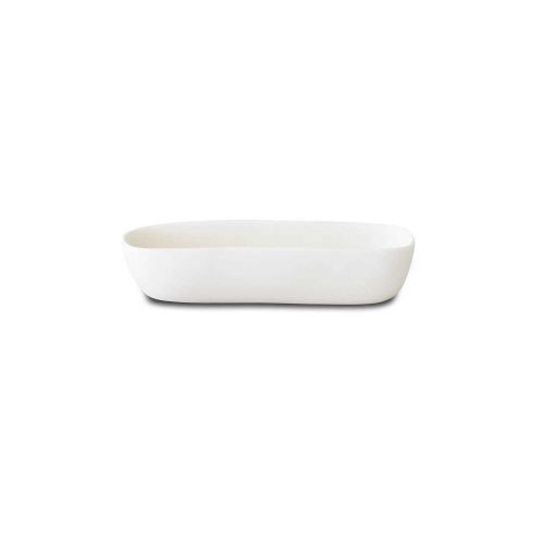 Tina Frey White Resin Deep Cookie Dish D-04-WHT